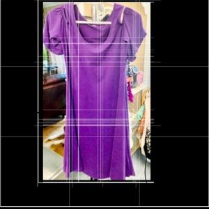 Purple cotton dress was $40 selling for $20